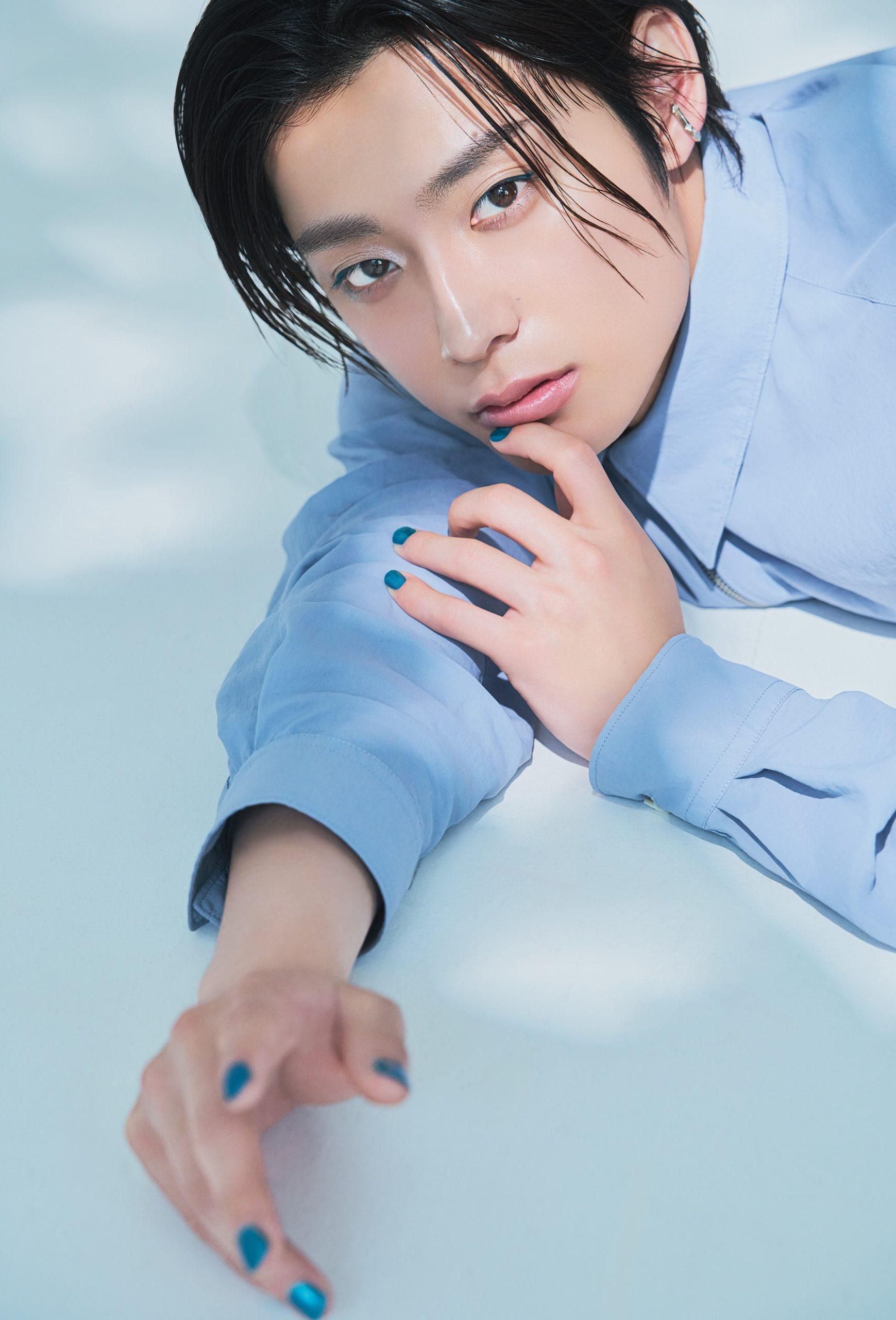 超特急・アロハ「僕の大好きな色」 ターコイズブルーのメイクで登場！ WEB限定のQ＆Aも！