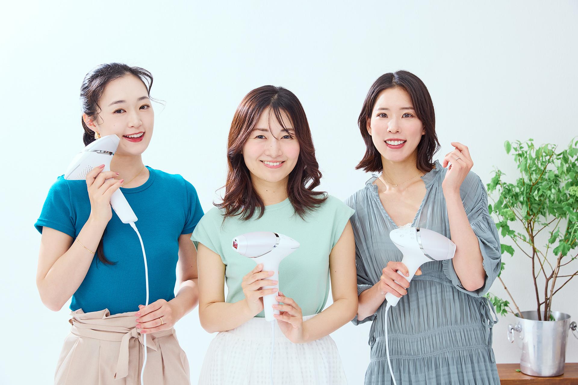 30代女性のムダ毛ケアは「サロン脱毛とセルフのW使い」が約6割 自宅ケアで人気の光美容器をお試し!