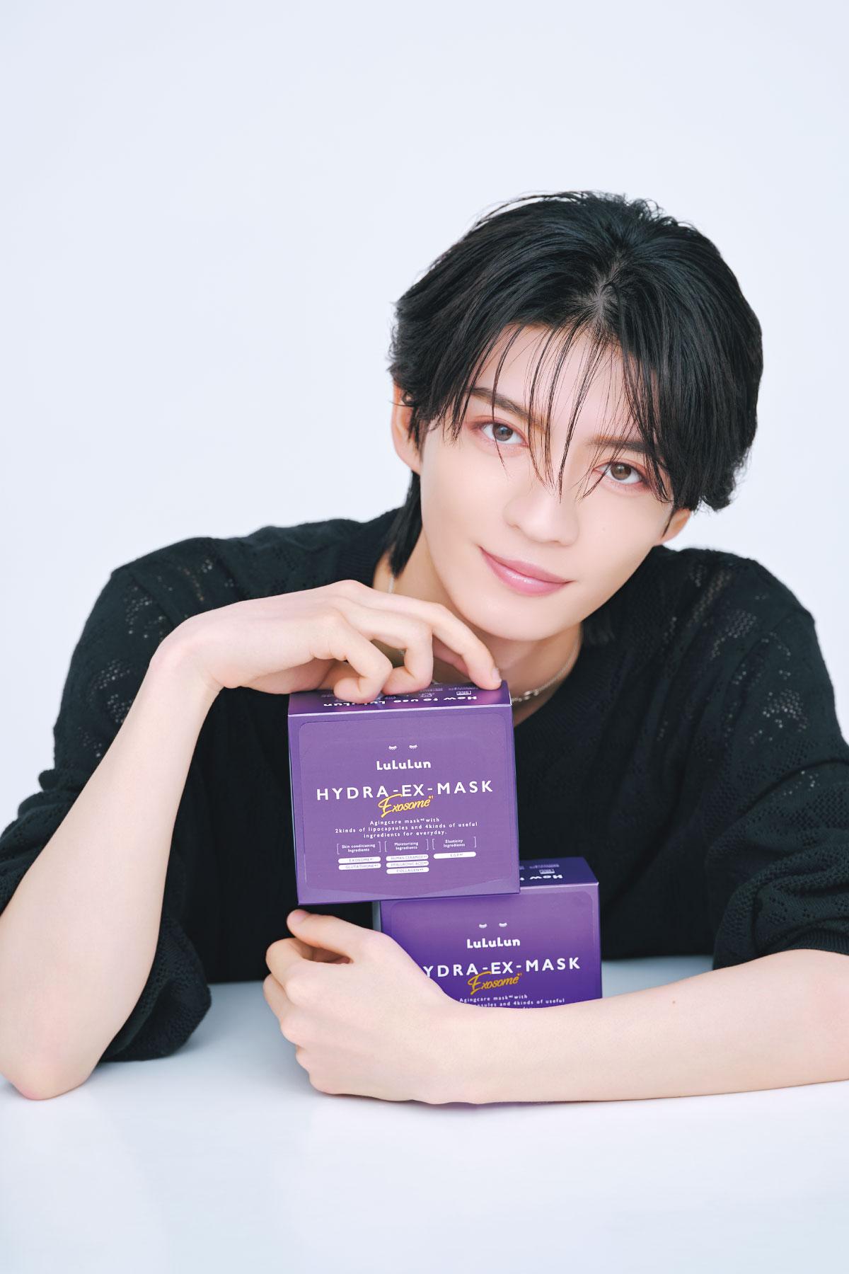 杢代和人さんも愛用するルルルン「ハイドラ EX マスク」で育む、自発光艶肌（※1）