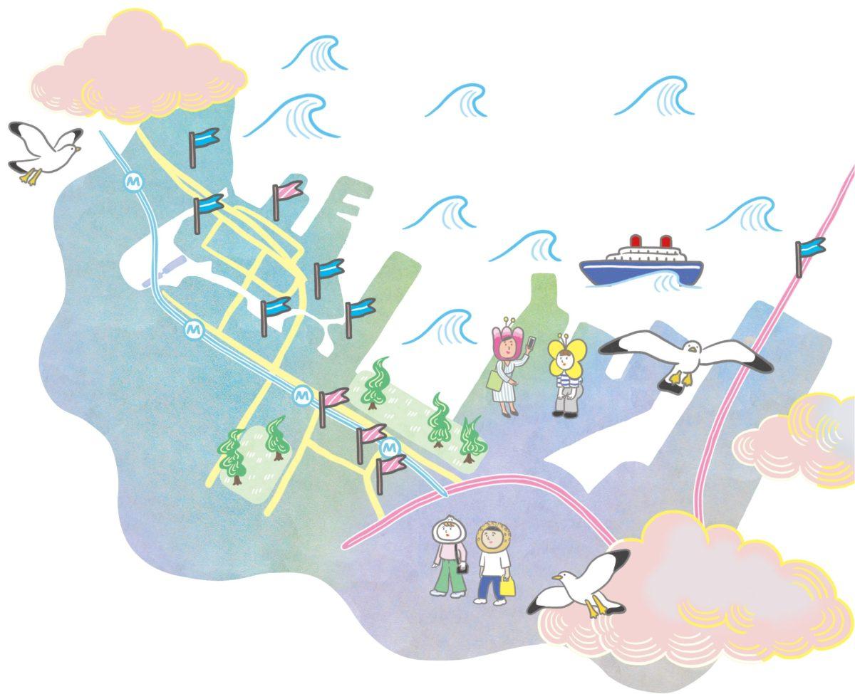 【横浜名所＆寄り道MAP】『名探偵コナン』思い出の地をanan編集部が巡るなら…