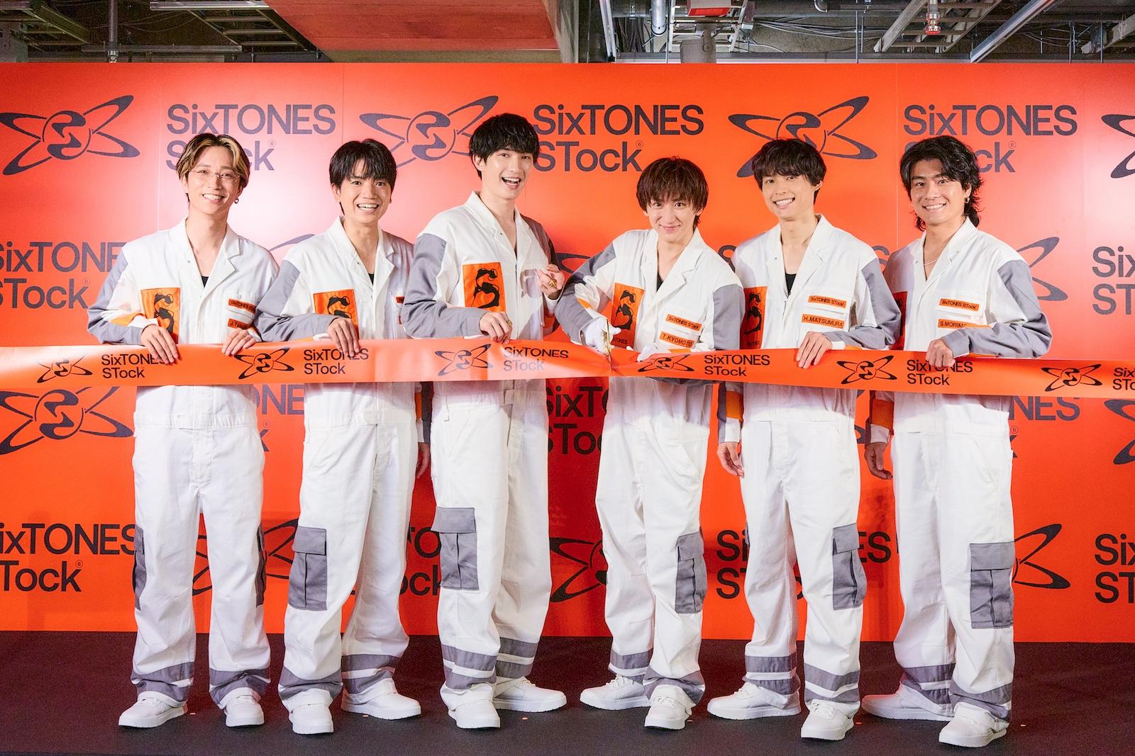 トランシーバーにSixTONESメンバーから着信!? 体験型倉庫⾒学会「SixTONES STock」内覧会＆取材会レポート