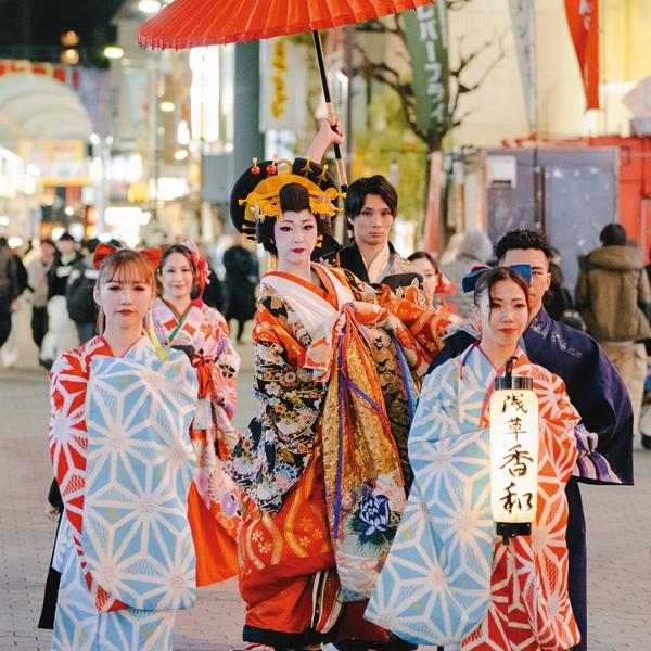 NHK大河ドラマ『べらぼう~蔦重栄華乃夢噺~』の舞台。浅草・吉原の夜を楽しむ!